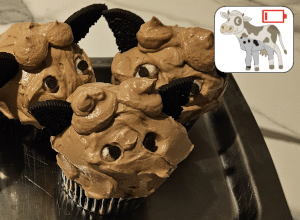 Muffins au Cacao d'Halloween