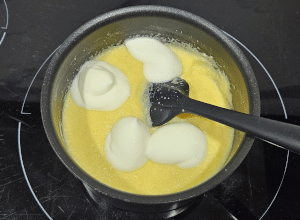 Polenta aux Tomates séchées, Câpres et Olives - étape 4