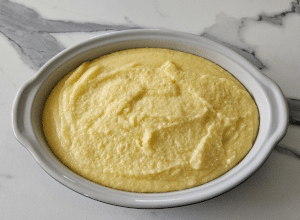 Polenta aux Tomates séchées, Câpres et Olives - étape 6