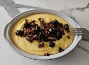 Polenta aux Tomates séchées, Câpres et Olives - étape 8