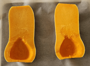 Purée de Butternut - étape 1