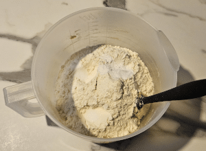 Cookie géant aux Pralines roses - étape 2