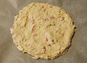 Cookie géant aux Pralines roses - étape 8