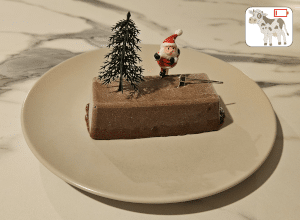 Mini-bûche au Chocolat noir et Caramel