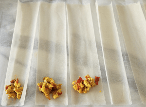 Samoussa au Poulet et Curcuma - étape 10