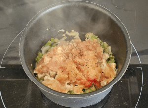 Samoussa au Poulet et Curcuma - étape 5