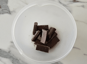 Truffes au Chocolat noir - étape 1