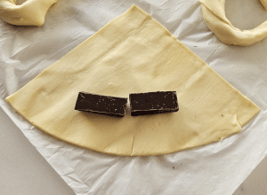 Croissant au Chocolat noir - étape 2