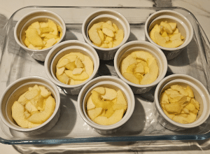 Crème renversée aux Pommes - étape 2