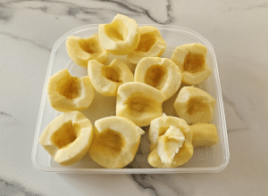 Flan pâtissier aux Pommes caramélisées - étape 1