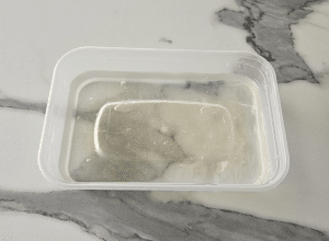 Panacotta sur compotée de Pommes - étape 1