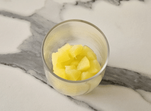 Panacotta sur compotée de Pommes - étape 5