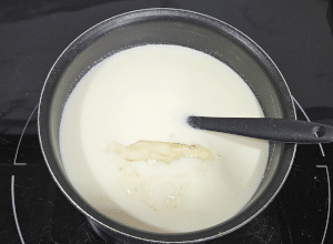 Panacotta sur compotée de Pommes - étape 6