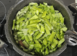 Crépinettes de Porc aux Haricots plats - étape 5