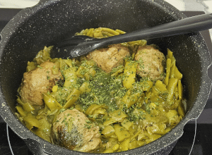 Crépinettes de Porc aux Haricots plats - étape 7