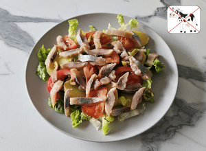 Salade au Hareng fumé