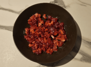 Bûche glacée aux Fraises - étape 1