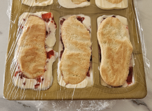 Bûche glacée aux Fraises - étape 13