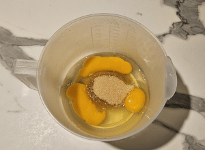 Clafoutis aux Pommes au Miel - étape 2