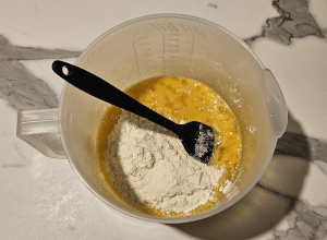 Clafoutis aux Pommes au Miel - étape 3