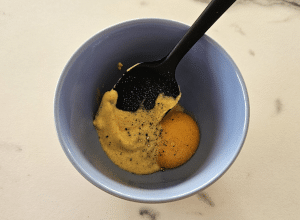 Mayonnaise au Basilic - étape 2