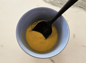 Mayonnaise au Basilic - étape 4