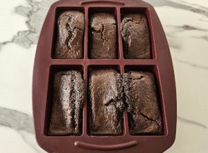 Mini-cake Chocolat et Pomme - étape 11