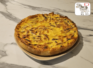Tarte de Pomme de terre, au Poireau et Hareng fumé