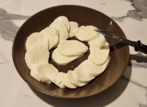 Bruschetta Mozzarella - Anchois - étape 2