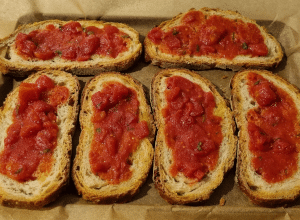 Bruschetta Mozzarella - Anchois - étape 5