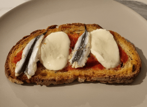 Bruschetta Mozzarella - Anchois - étape 7