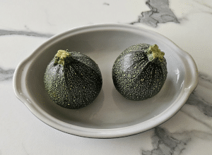 Courgette ronde à la Cancoillotte - étape1