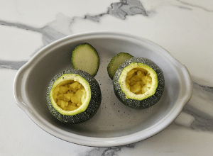Courgette ronde à la Cancoillotte - étape 6