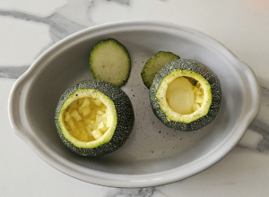 Courgette ronde à la Cancoillotte - étape 7