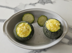 Courgette ronde à la Cancoillotte - étape 8