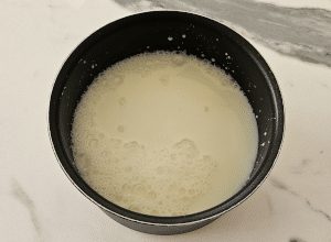 Crème aux œufs aux Pralines roses - étape 2