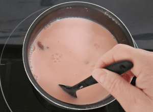 Crème aux œufs aux Pralines roses - étape 9