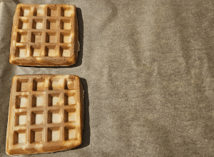 Gaufre garnie salée - étape 12