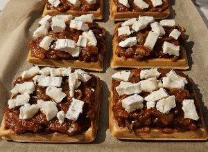 Gaufre garnie salée - étape 15