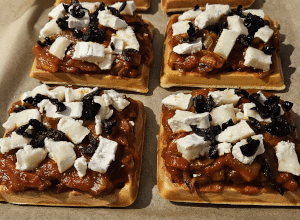 Gaufre garnie salée - étape 16