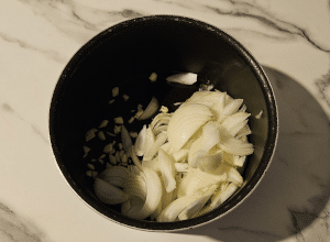 Gaufre garnie salée - étape 2