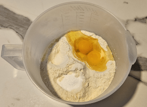 Gaufre garnie salée - étape 7