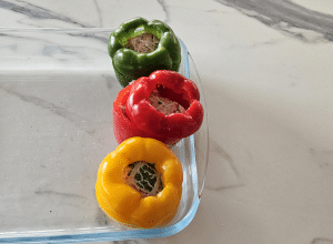 Poivrons farcis à la Crépinette - étape 6