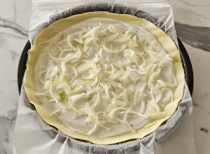 Tarte flambée aux Courgettes - étape 5