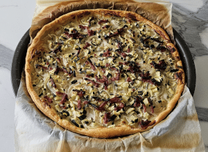 Tarte flambée aux Courgettes - étape 8