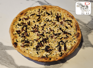 Tarte flambée aux Courgettes