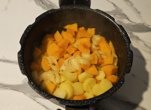 Velouté de Potimarron au Cheddar - étape 6