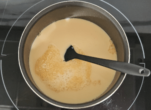 Crème au Caramel pointe de Sel - étape 4