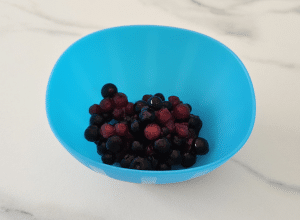 Œil de Panna cotta d'Halloween - étape 1