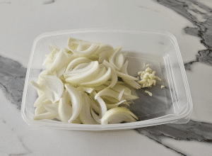 Velouté de Courgettes - étape 1